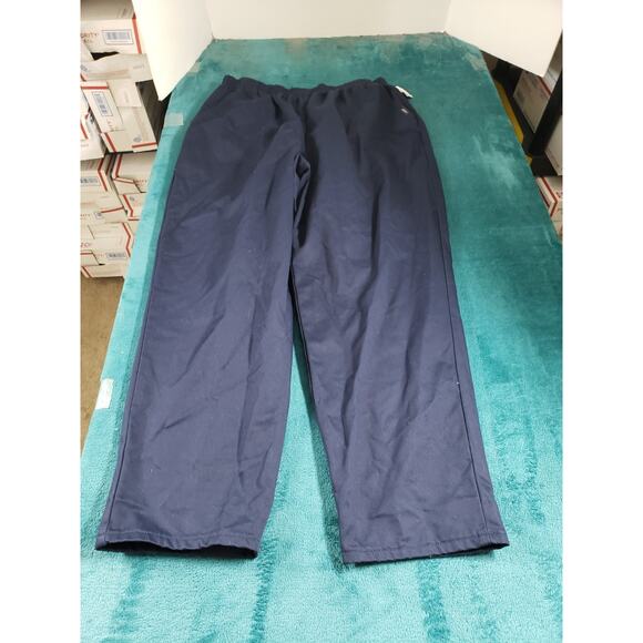 Chic Pants Size 18 W Petite Women Blue Pull On Stretch Elastic Waist Ankle NWT - Picture 1 of 11